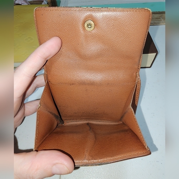 Guc Louis vuitton elise wallet used with flaws vintage monogram see pics - Picture 12 of 12